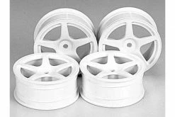 Tamiya M Narrow White 5 Spoke Wheels