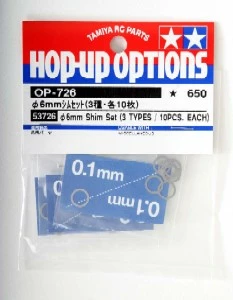 Tamiya 6mm Shim Set X 10 For 58425