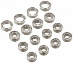 Tamiya TT-02 Ball Bearing Set: 10x5mm (8) + 11x5mm (4) + 12x8mm(4)