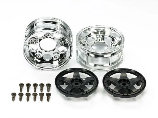 Tamiya 2 Piece 5 Spoke Wheels 1 Tamiya 2 Piece 5 Spoke Wheels