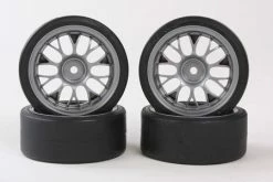 Tamiya Tire (W/Wheel) (4Pcs) For 57766