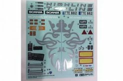 Tamiya Sticker + Mesh For 56318